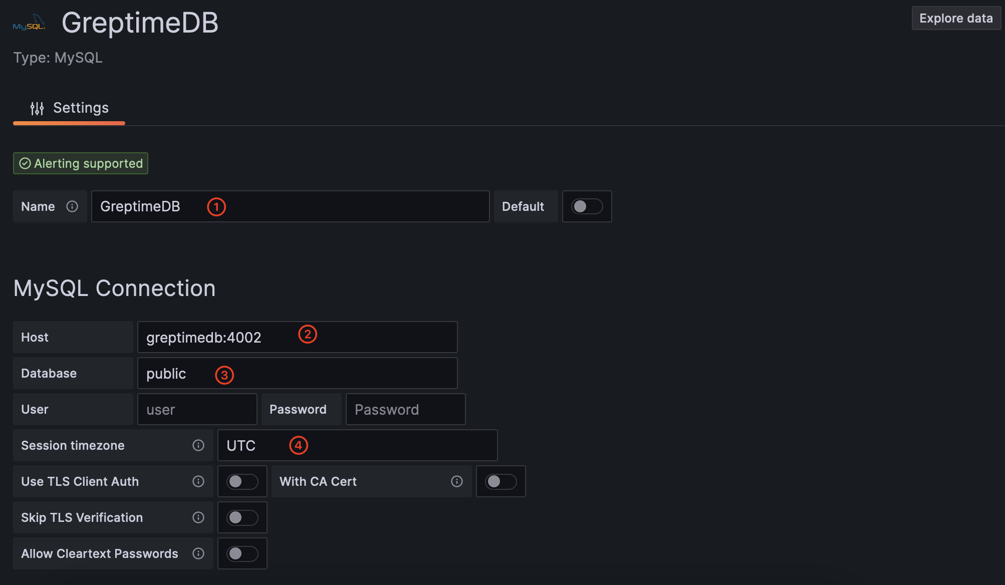 grafana-mysql-config